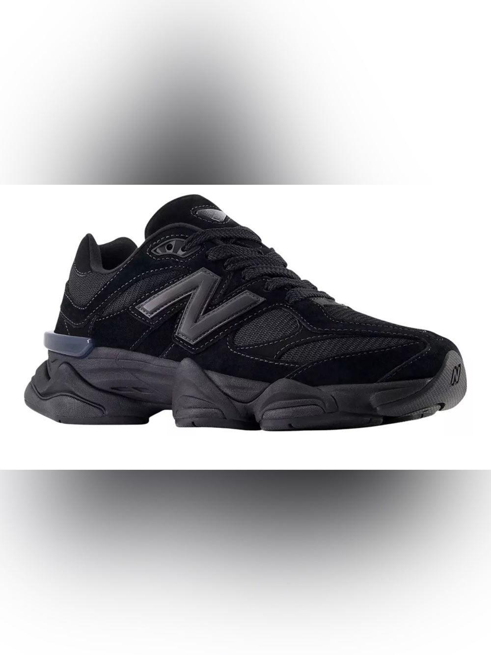 New Balance Men's Black Chunky Lace-Up Sneaker